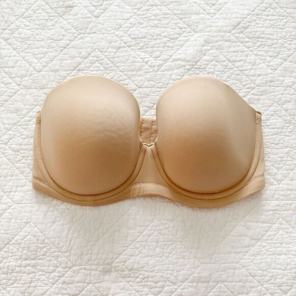 Wacoal Strapless Bra 854119 SIZE 34DDD Red Carpet Full Busted Underwire - Picture 3 of 7